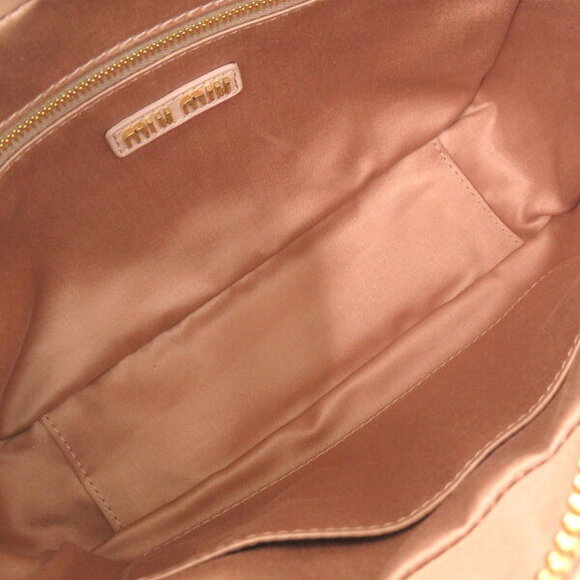 Miu Miu Matelasse Arcadi leather pink handbag shoulder bag - Picture 8 of 8